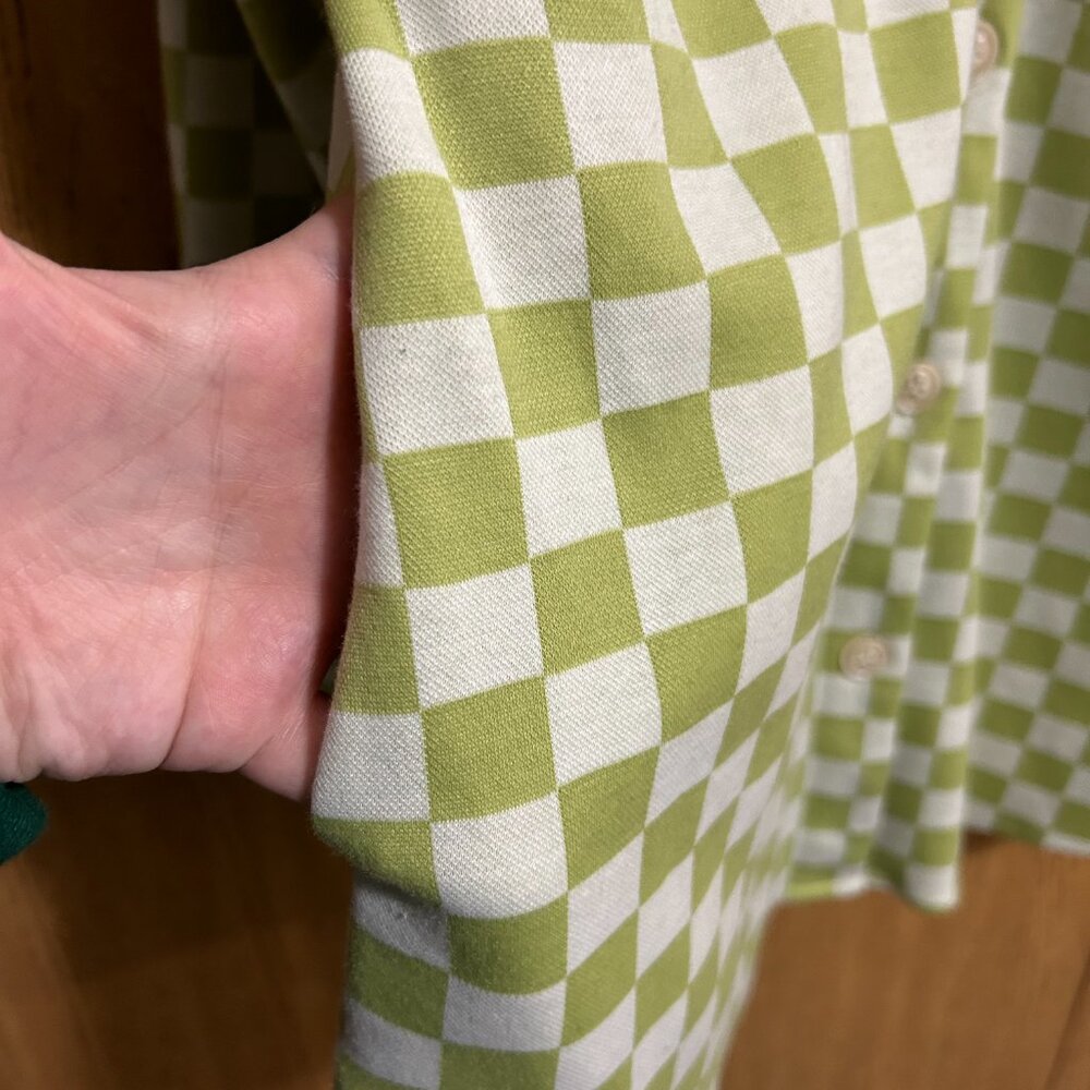 Green Checkered Shacket - image 4